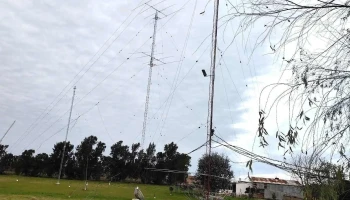 Campo de antenas de Radiogrupo Sur - Juanico