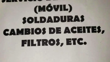 Camuca servicio de gomeria soldadura mecanica ligera - Alejandro Gallinal