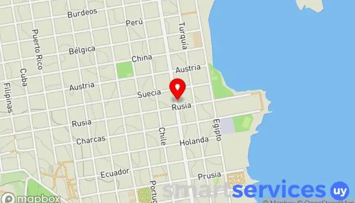 mapa de Abitab 03-00 Bancos y finanzas en Montevideo