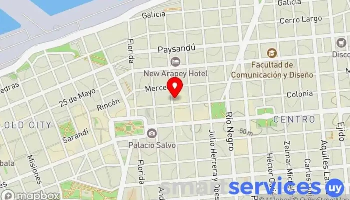 mapa de Abitab 06-00 Bancos y finanzas en Montevideo