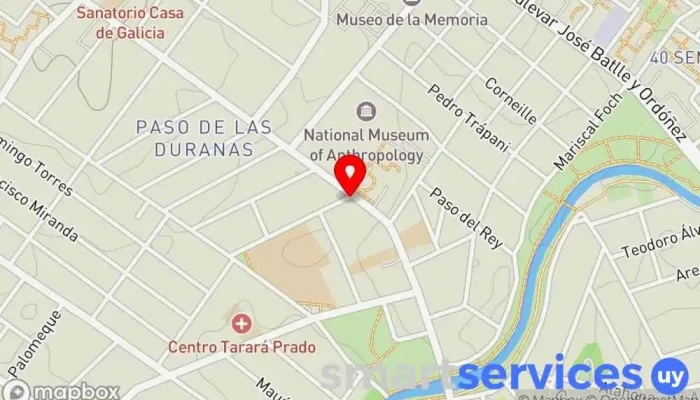 mapa de Abitab 10 37 Institución financiera en Montevideo