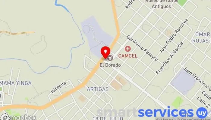 mapa de Abitab Boulevard Cajeros automáticos en Rio Branco