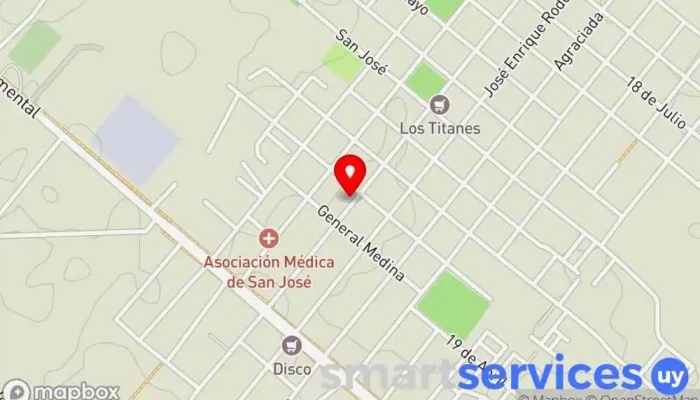 mapa de ABITAB Cajeros automáticos en Libertad