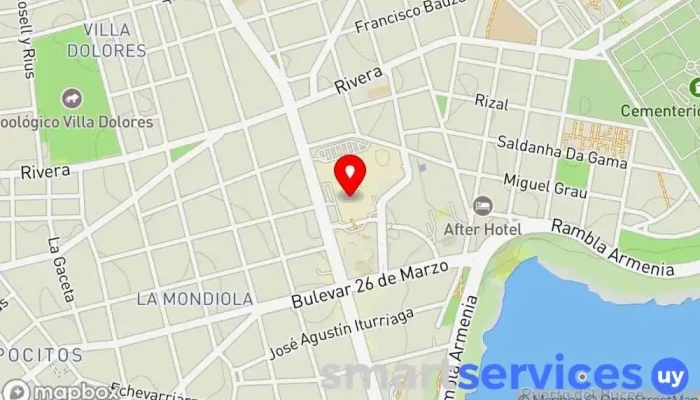 mapa de ABITAB Banco en Montevideo