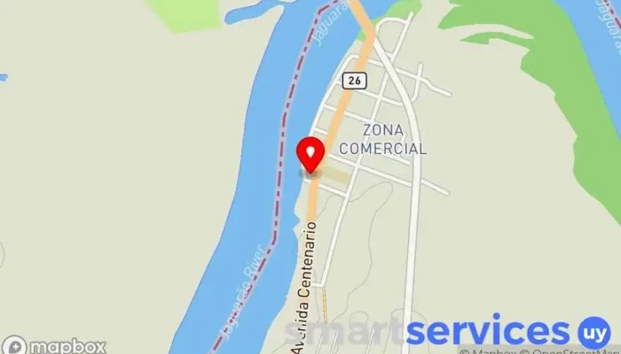 mapa de ABITAB Servicio de cobro de cheques en Rio Branco