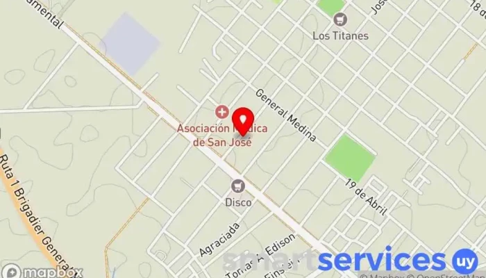 mapa de Agencia BSE Libertad Compañía de seguros en Libertad