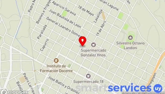 mapa de Agencia Élite Cargo y Agencia Berro (nasazzi 900) Servicio de transporte en Durazno