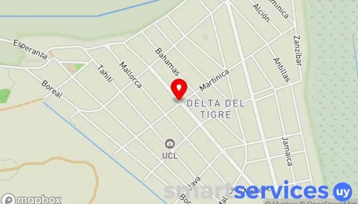mapa de Alquileres Delta El Tigre Supermercado en Ciudad del Plata