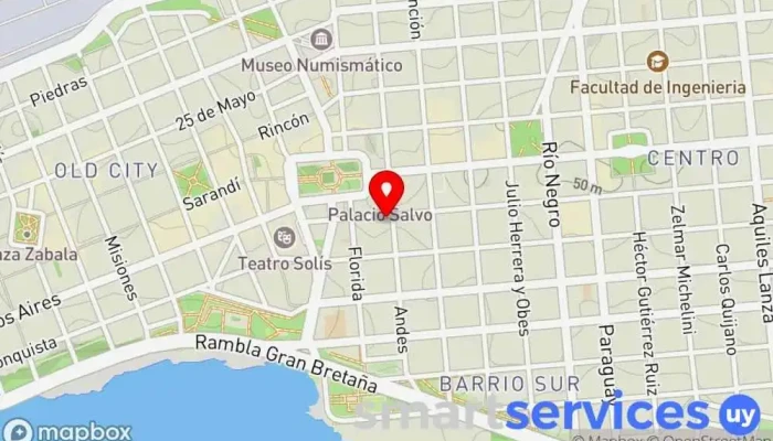 mapa de Artigas Inmobiliaria Agencia inmobiliaria en Montevideo