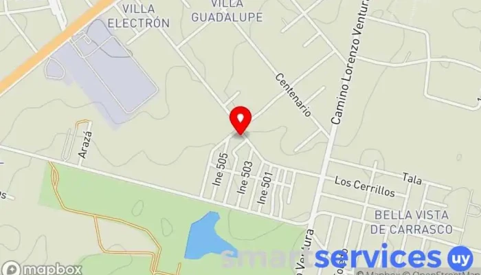 mapa de Aserradero mol Tienda de artículos para el hogar en Barros Blancos