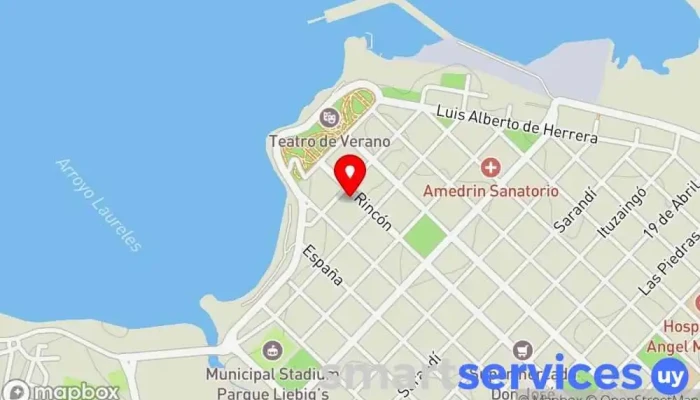 mapa de ASTARITA SEGUROS Compañía de seguros en Fray Bentos