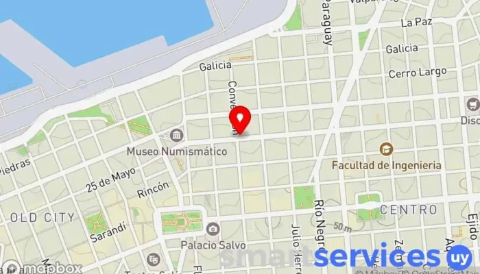 mapa de Av. Uruguay Y Convencion  en Canelones