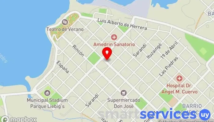 mapa de Avis Rent A Car Agencia de alquiler de coches en Fray Bentos