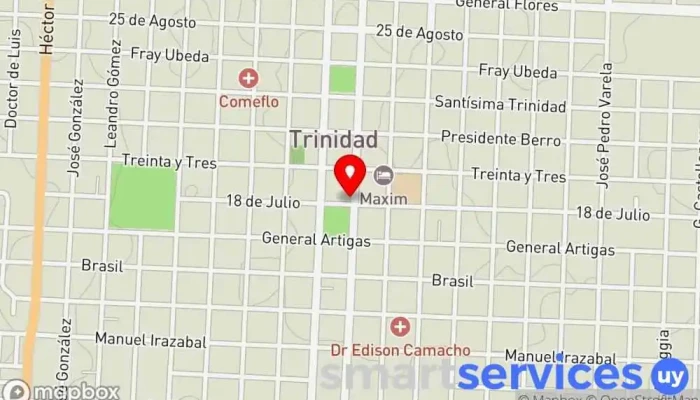 mapa de Banco República Banco en Trinidad