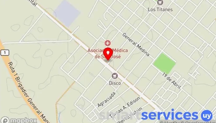 mapa de Banco República Banco en Libertad