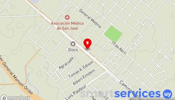 mapa de Barraca Del Sur Proveedor de materiales de construcción en Libertad