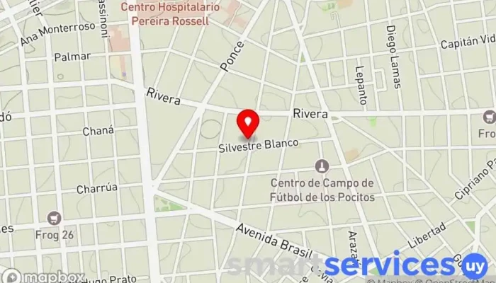 mapa de Bombay Films  en Montevideo