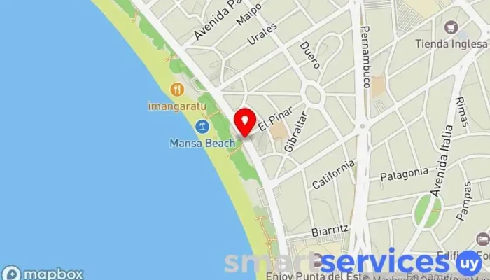 mapa de BUS - (0065)  en Punta del Este