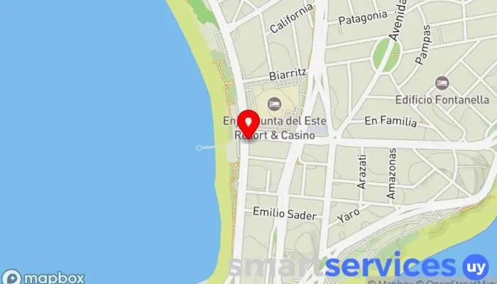 mapa de BUS - (0084)  en Punta del Este