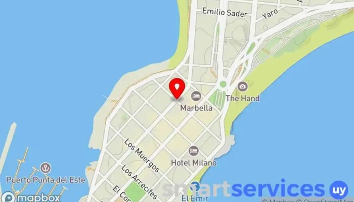 mapa de Bus 0081  en Punta del Este