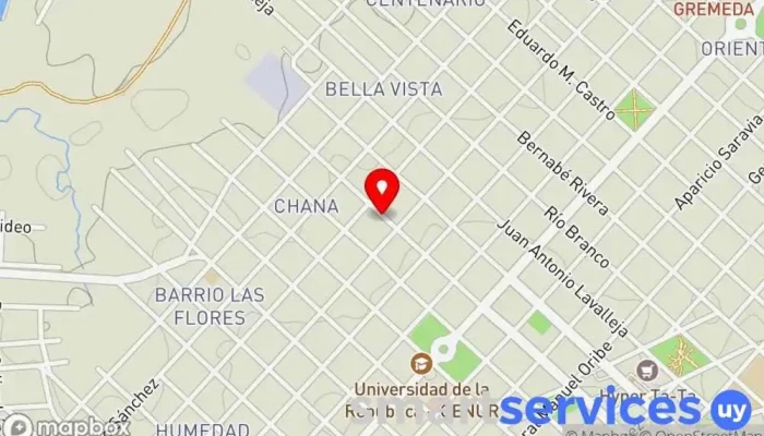 mapa de CAFEPETO Consultora de marketing en Artigas