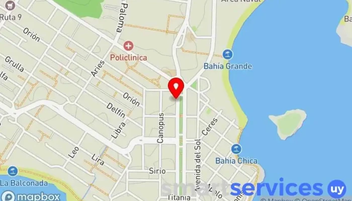 mapa de Cambilex Oficina de cambio de divisas en La Paloma