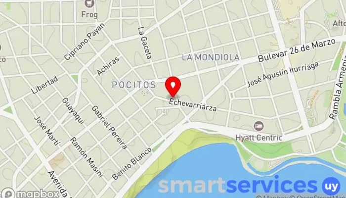 mapa de Cambilex Oficina de cambio de divisas en Montevideo