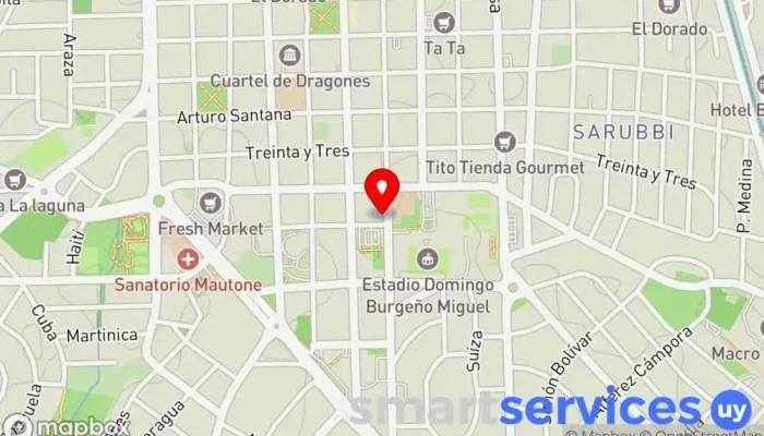 mapa de Cambio Maiorano Campus Institución financiera en Maldonado