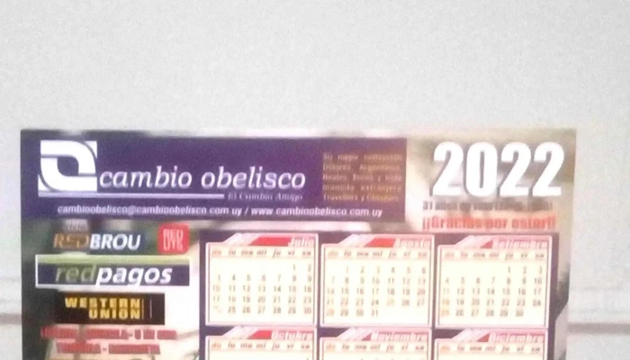 Cambio Obelisco -  Horario - Montevideo