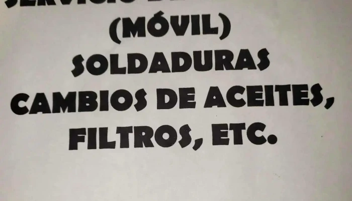 Camuca servicio de gomeria soldadura mecanica ligera - Alejandro Gallinal