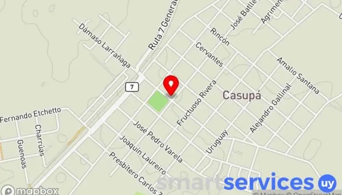 mapa de Casupá FM 94.1 Emisora de radio en Casupá