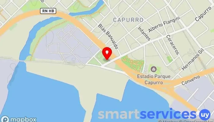 mapa de CCEI Capurro Centro de educación preescolar en Montevideo