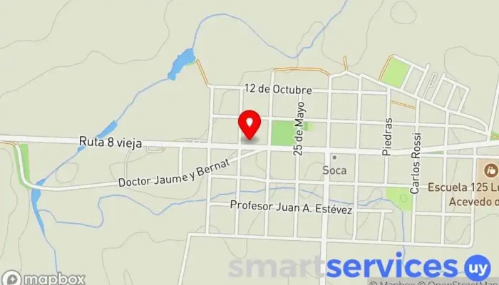 mapa de Cine de Soca Cine en Doctor Francisco Soca