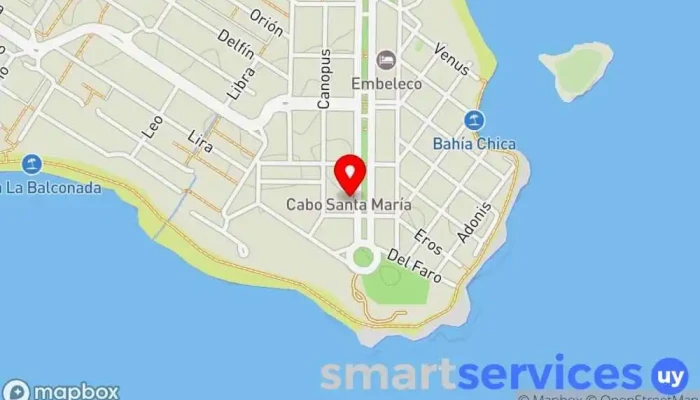 mapa de Cine Del Mar Cine en Puerto la Paloma