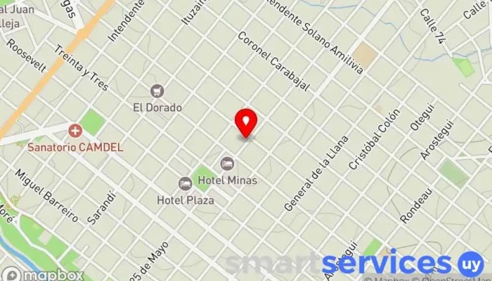 mapa de Cine Doré Cine en Minas
