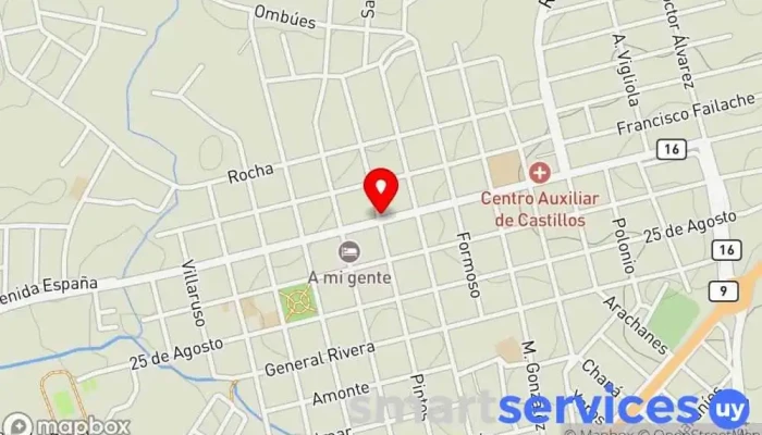 mapa de Ciudad Del Sol Agencia inmobiliaria en Castillos