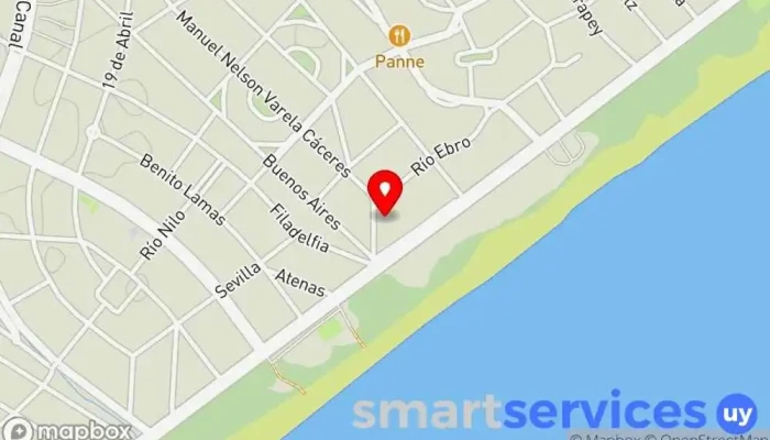 mapa de Col. Santa Elena - Sede Costa de Oro Colegio privado, Centro de educación secundaria, Centro de educación preescolar en Ciudad de la Costa