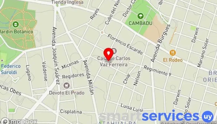 mapa de Colegio Atahualpa Escuela en Montevideo