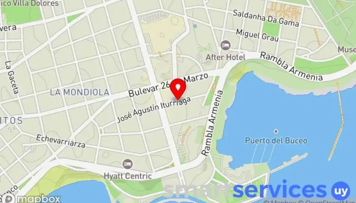 mapa de Colegio Bilingüe Richard Anderson Colegio bilingüe en Montevideo