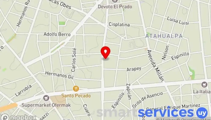 mapa de Colegio Elbio Fernández 