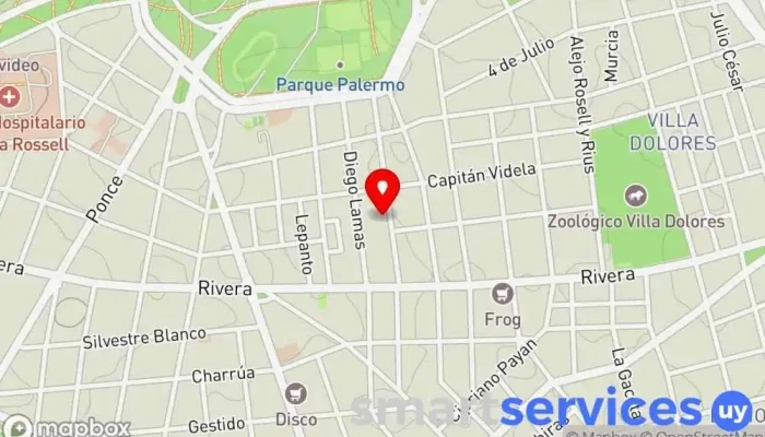 mapa de Colegio Inglés Colegio bilingüe en Montevideo