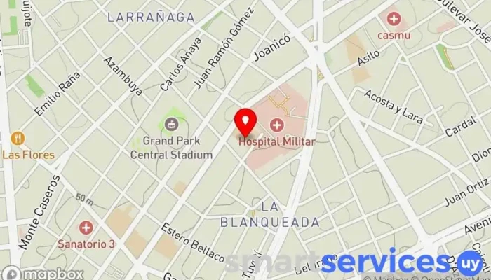 mapa de Colegio Marista Santa María Escuela en Montevideo