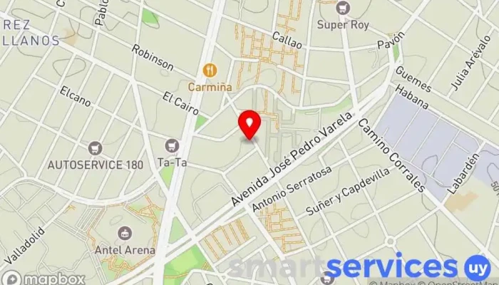 mapa de Colegio Nueva Esperanza Escuela en Montevideo