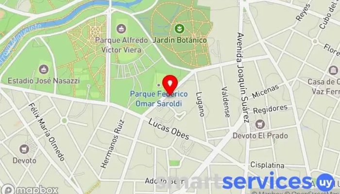 mapa de Colegio Prado School Institución educativa en Montevideo