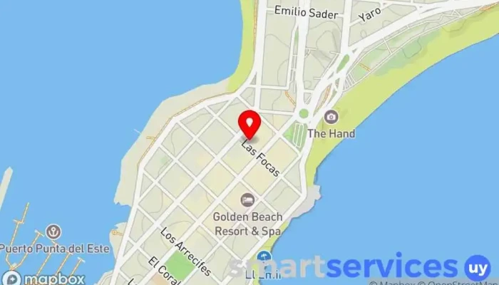 mapa de Colegio Punta del Este Centro educativo en Punta del Este