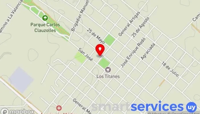 mapa de Colegio San José Colegio privado en Libertad