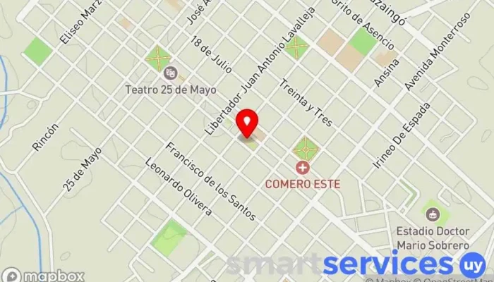 mapa de Colegio San Jose Colegio religioso en Rocha