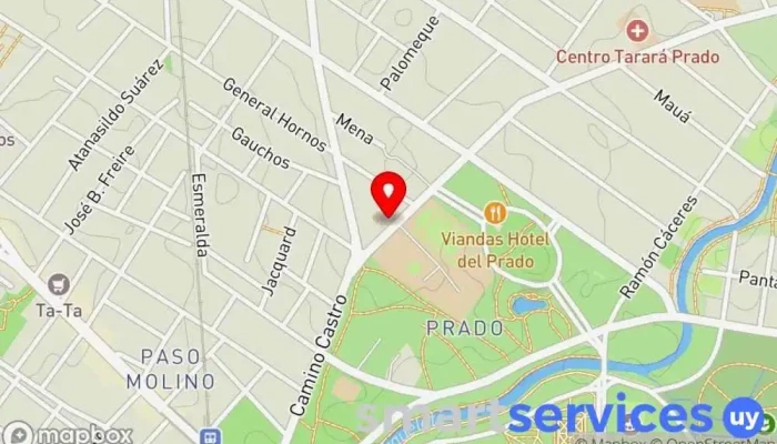 mapa de Colegio y Liceo Bet-el Colegio privado en Montevideo