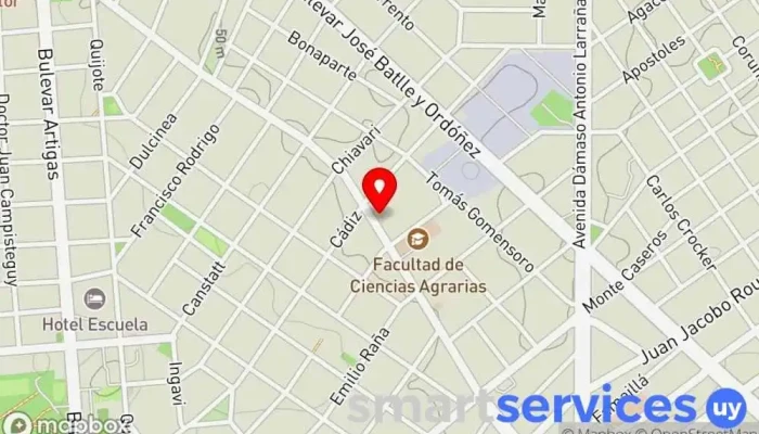 mapa de Colegio y Liceo Corazón de María Colegio privado en Montevideo