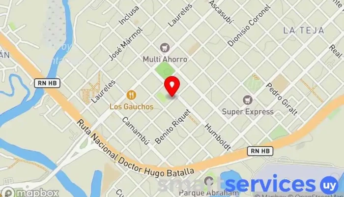 mapa de Colegio y Liceo La Divina Providencia Escuela en Montevideo